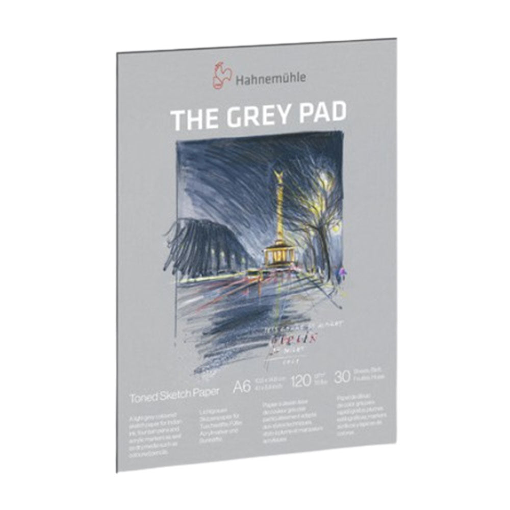 Hahnemuehle Grey Toned 30-Sheet Sketchpad 130gsm