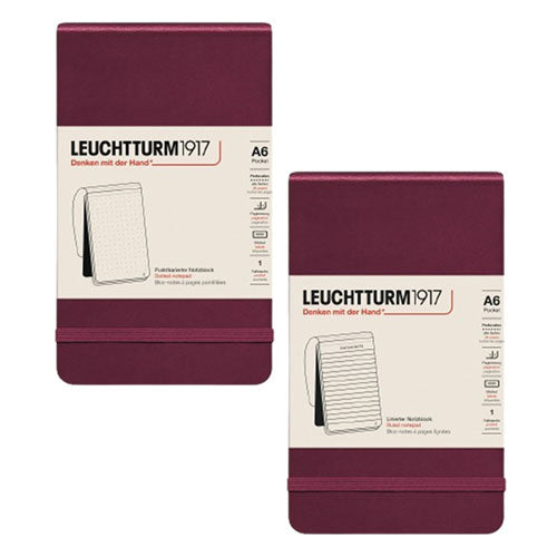 Reporter A6 184-Page Pocket Notepad (Port Red)