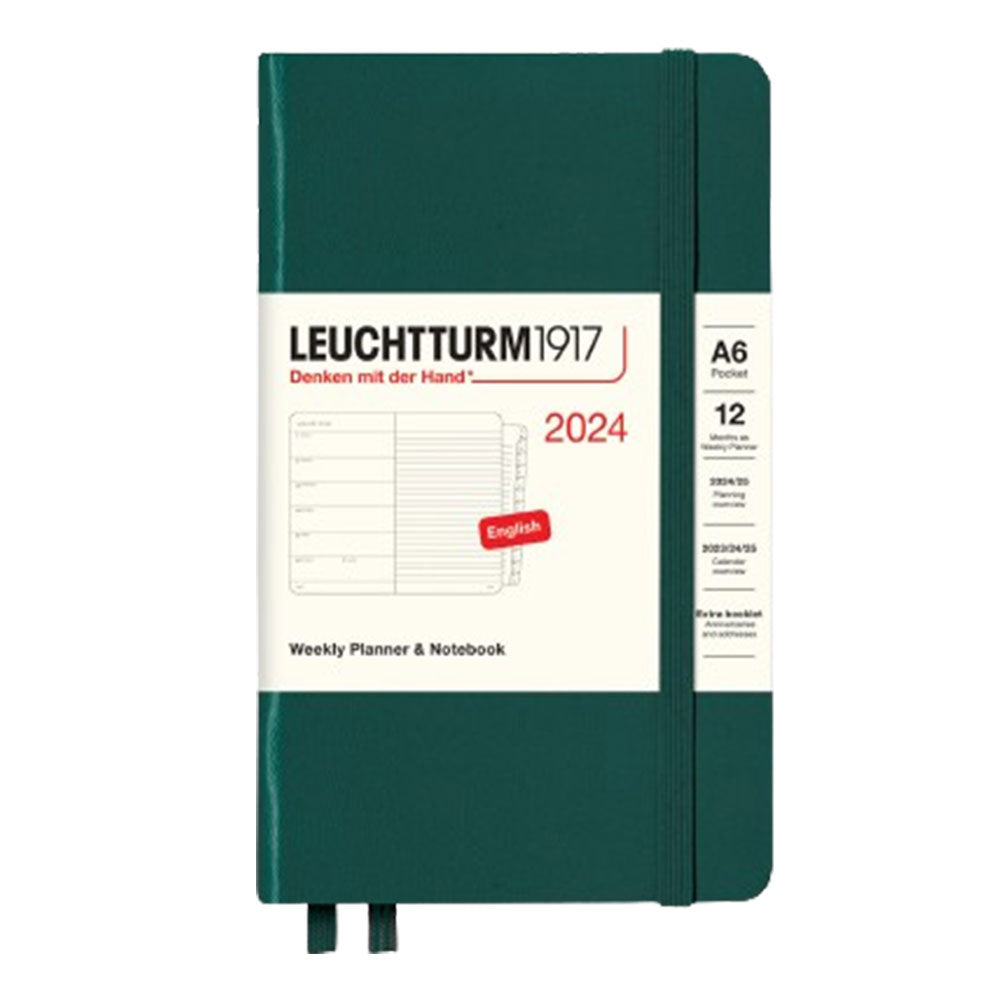 2024 A6 Week Pocket Planner & Notebook w/ Booklet