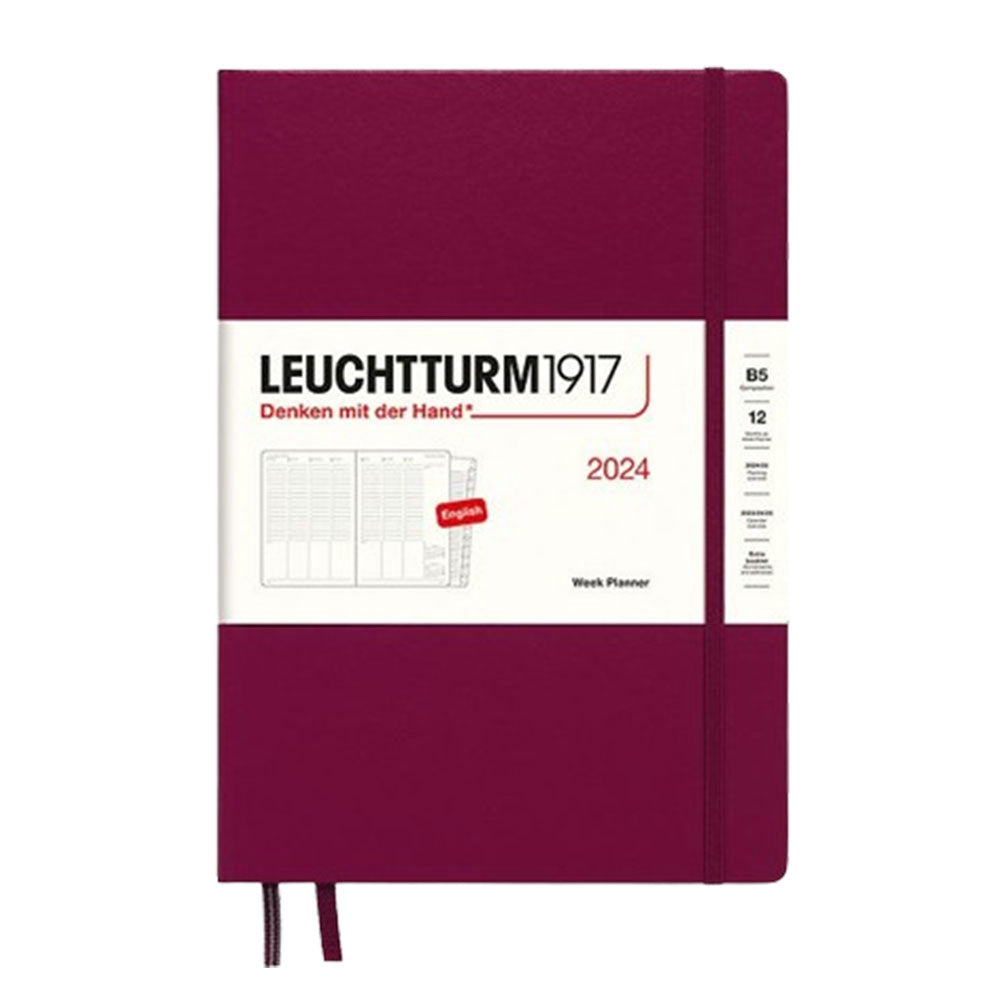 2024 B5 Weekly Planner Composition w/ Booklet