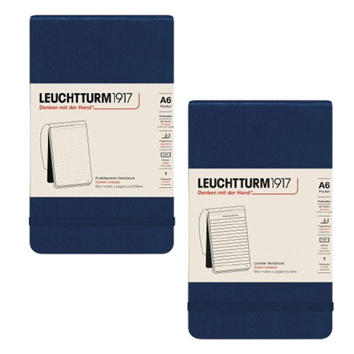 Reporter A6 184-Page Pocket Notepad (Navy)