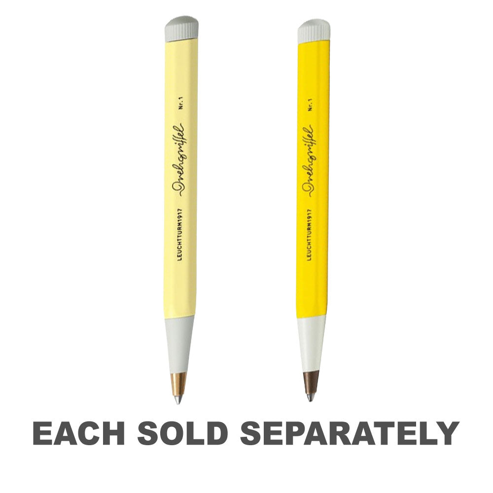 Drehgriffel Black Ink Gel Twist Pen 0.5mm (Yellow)