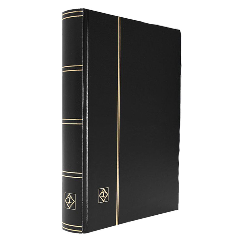 Basic Non-Padded A4 Stockbook with 64 Black Pages