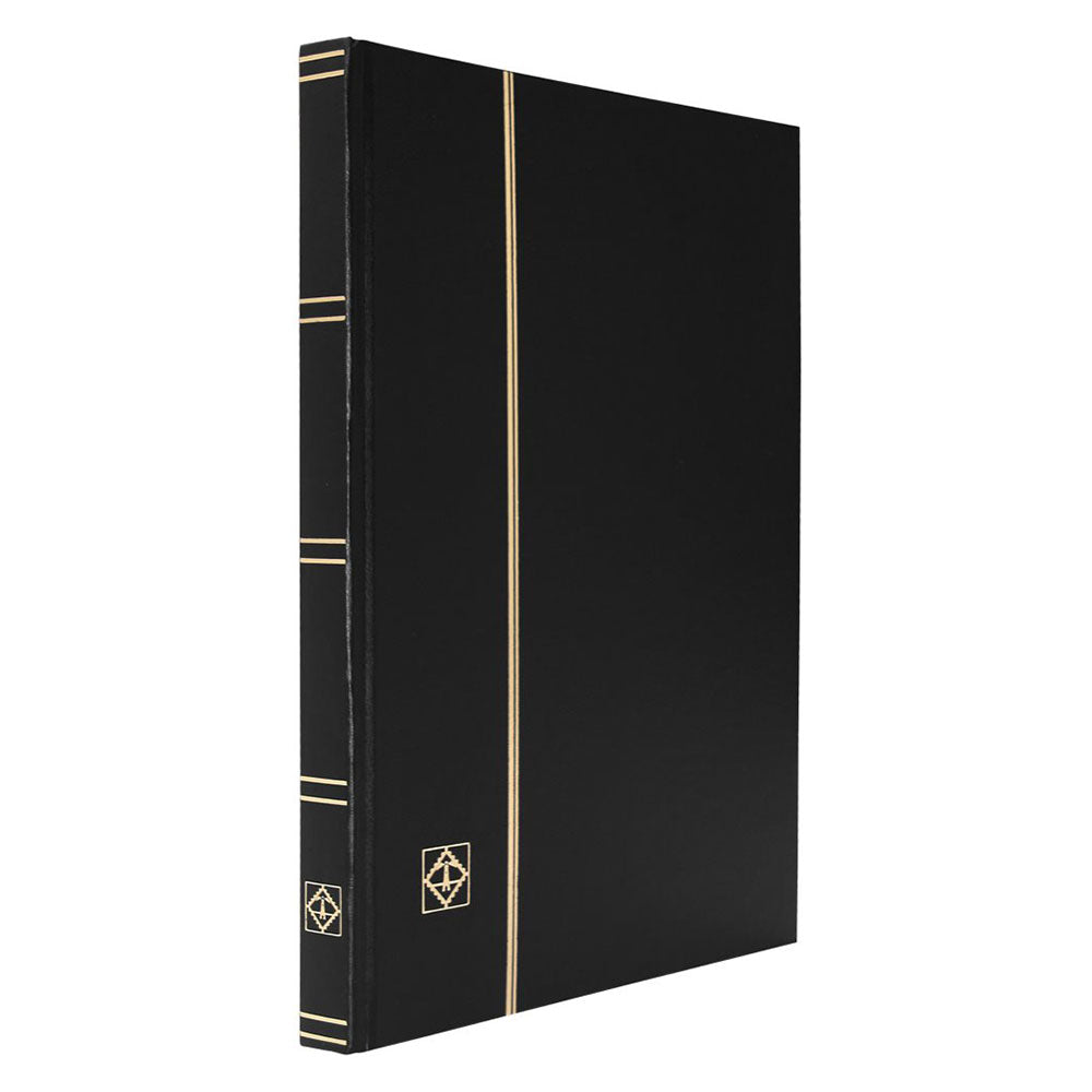 Basic Non-Padded A4 Stockbook with 32 Black Pages