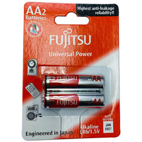 Fujitsu Alkaline Blister Universal Power (Pack of 2)