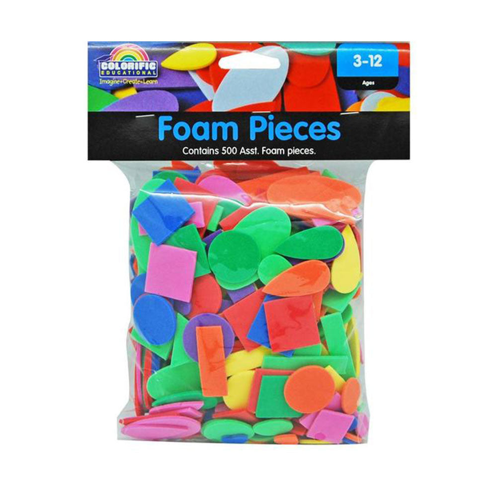Colorific Random Shaped Foams 500pcs