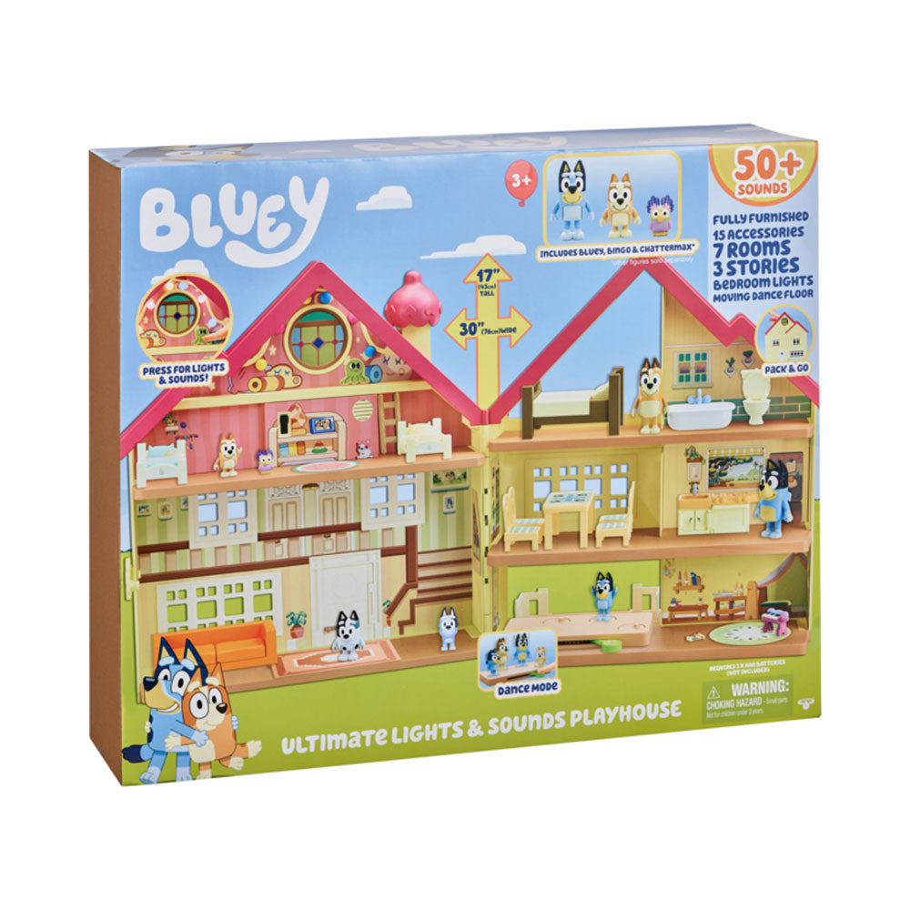 Bluey S7 Lights & Sounds Playhouse Set