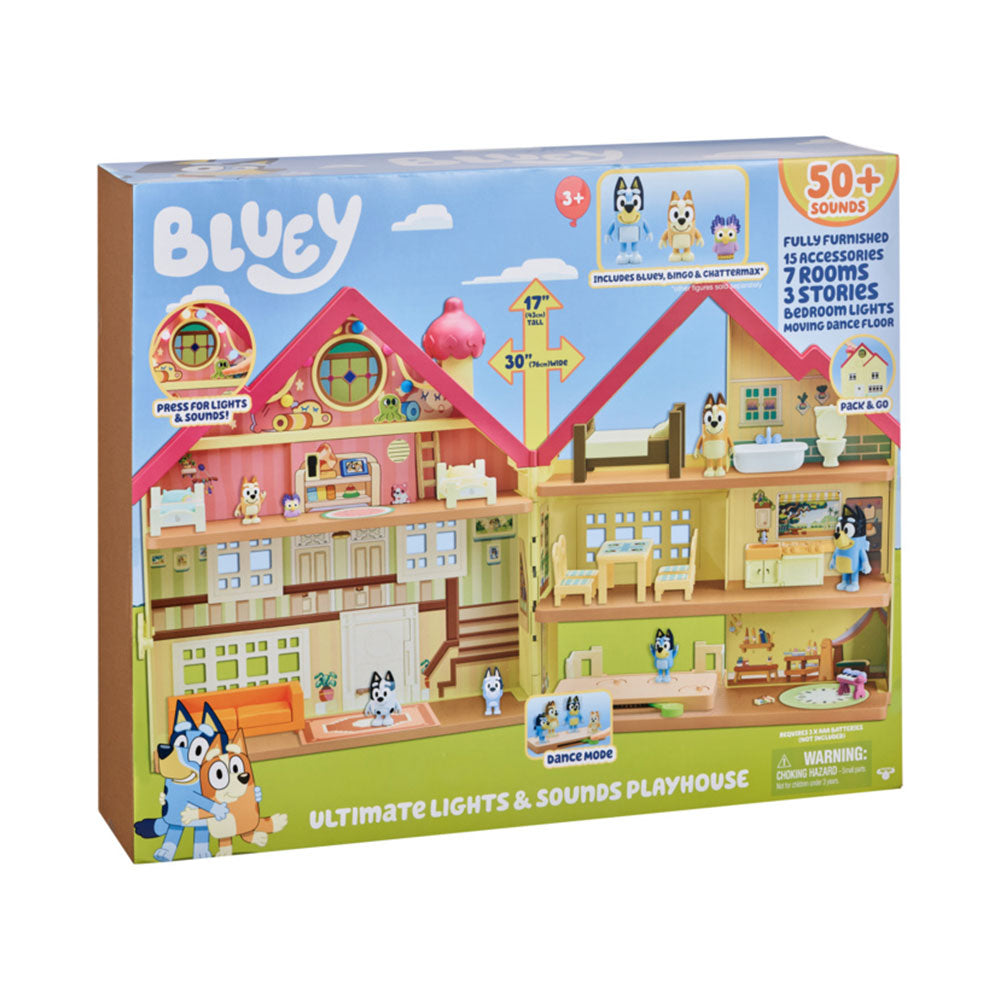 Bluey S7 Lights & Sounds Playhouse Set