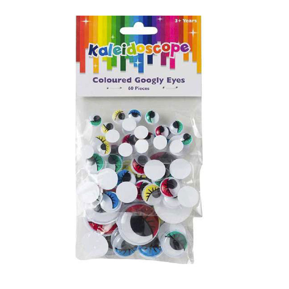 Kaleidescope Googly Eyes 60pcs