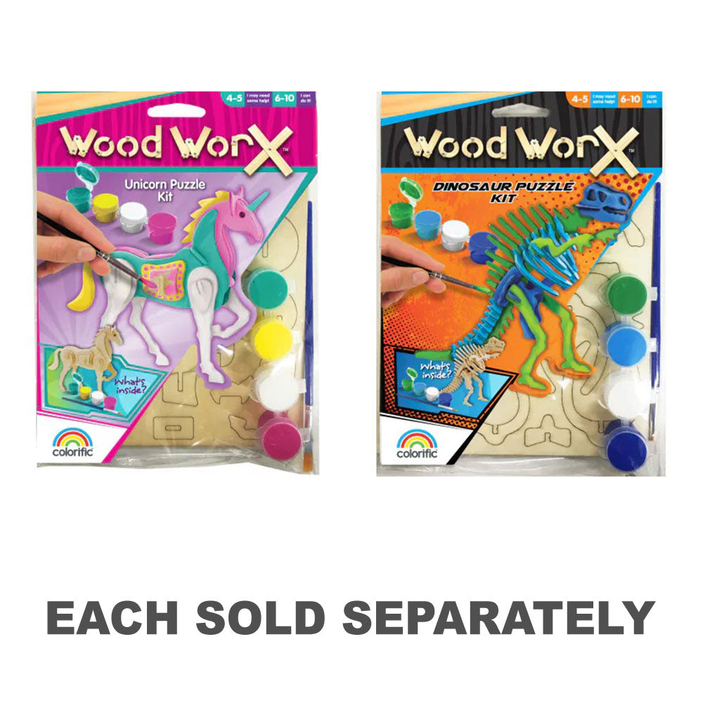 Wood Worx Puzzle Paint Kit