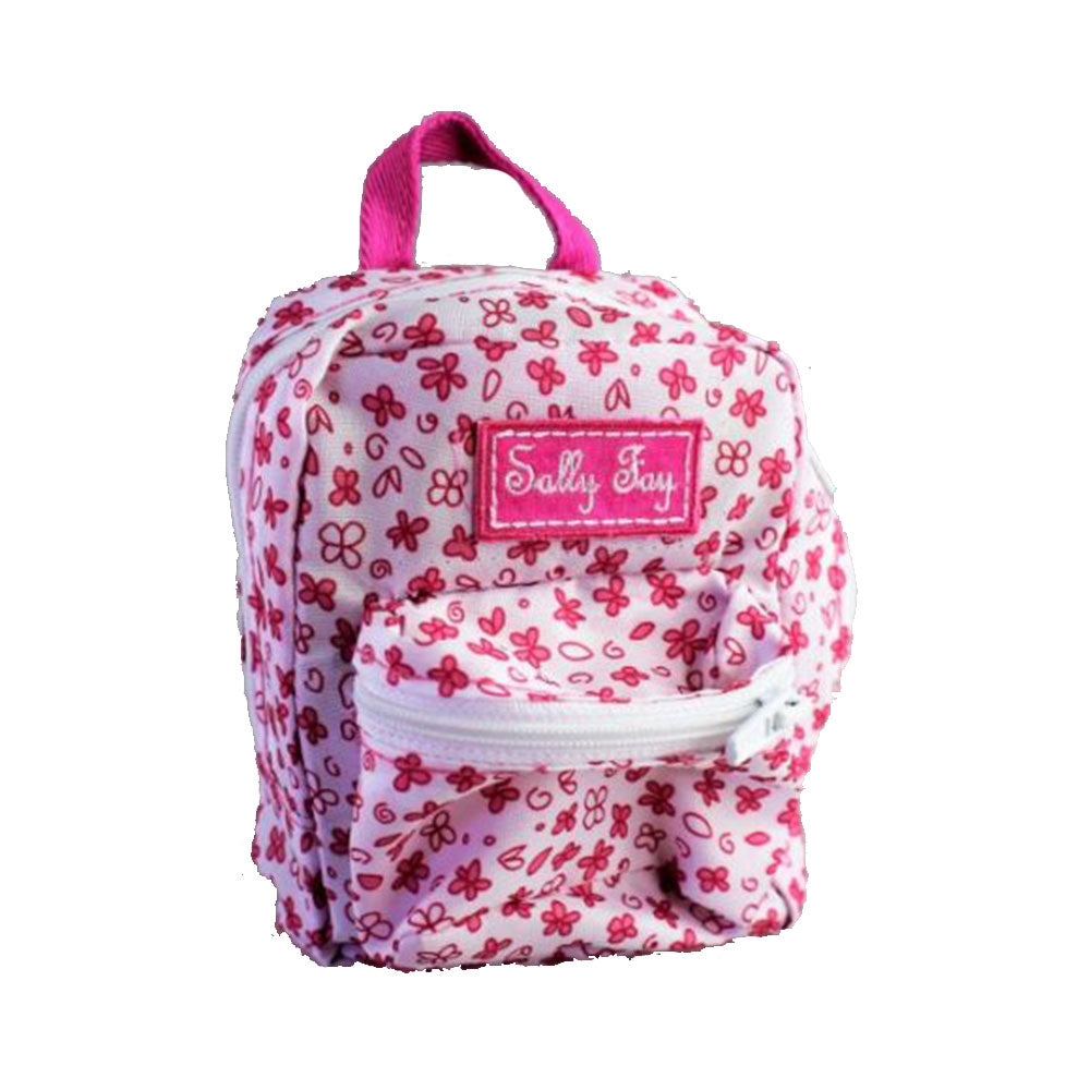 Sally Fay Floral Doll Backpack (Pink)