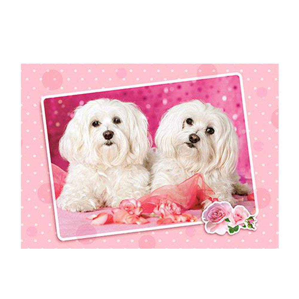 Castorland Two Doggies Jigsaw Puzzle 120pcs (Pink)