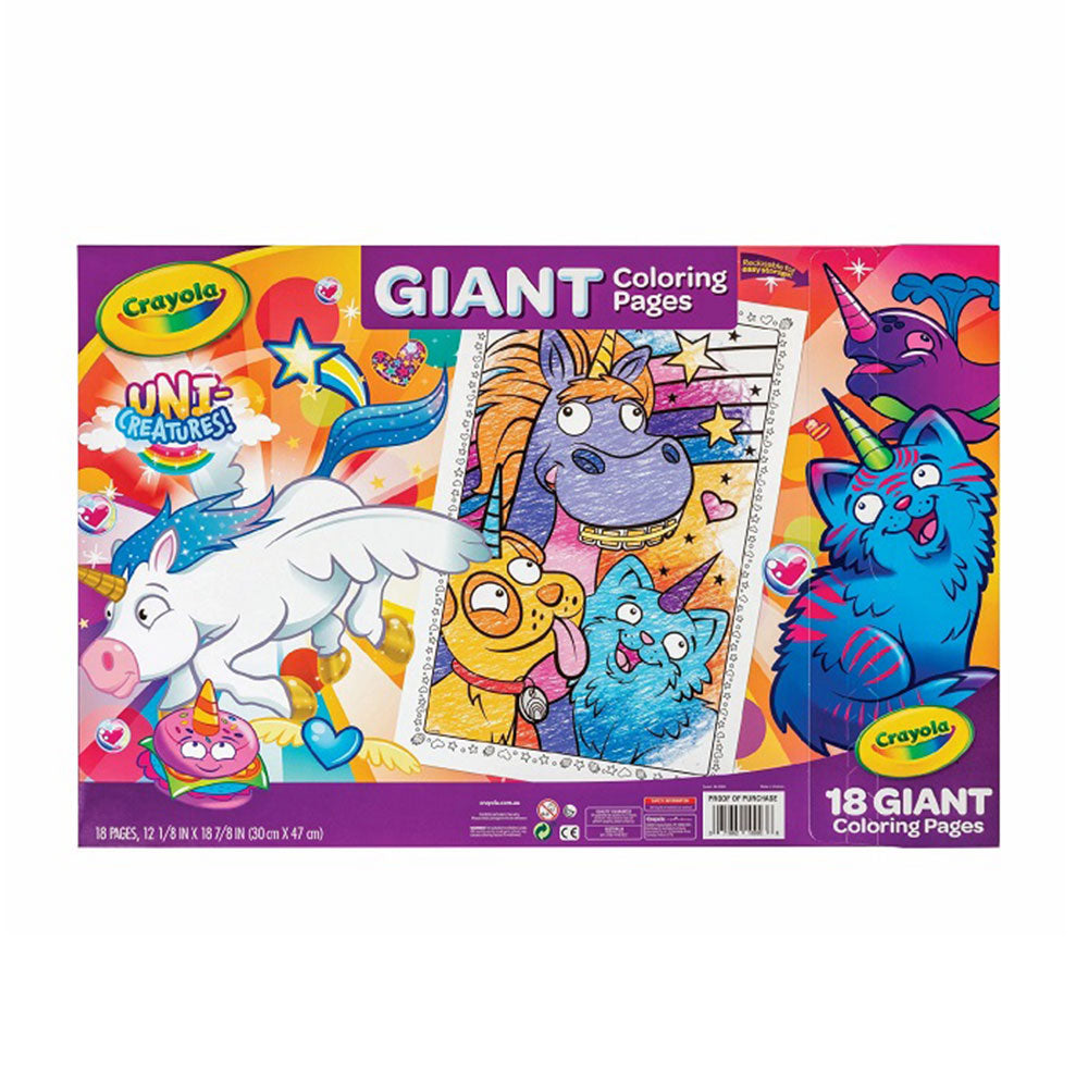Crayola Giant Unicorn Colouring Book
