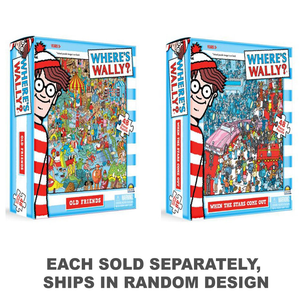 Where's Wally? Series Puzzle 48pcs (1pc Random)