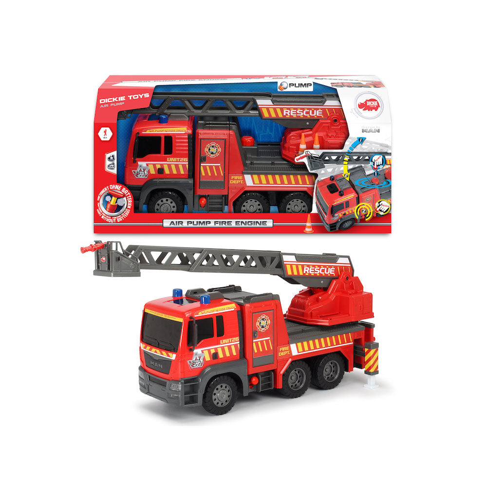 Dickie Toys Man Fire Engine Rescue Truck 54cm