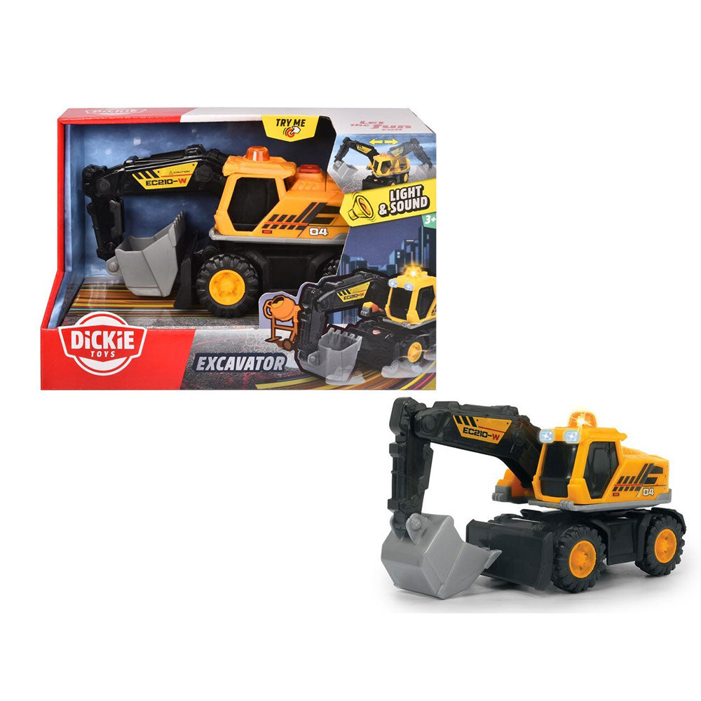 Dickie Toys Excavator with Light and Sound 16cm