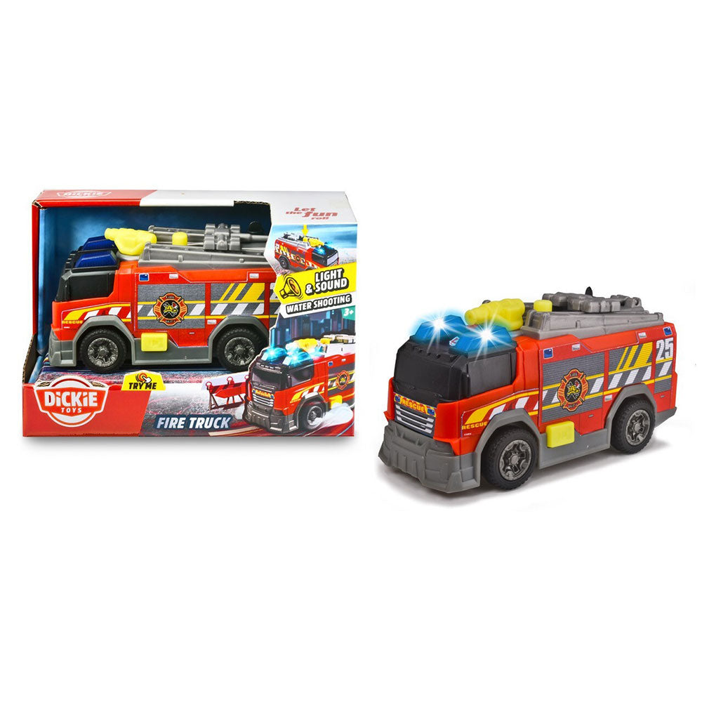 Dickie Toys Fire Truck with Light and Sound 15cm