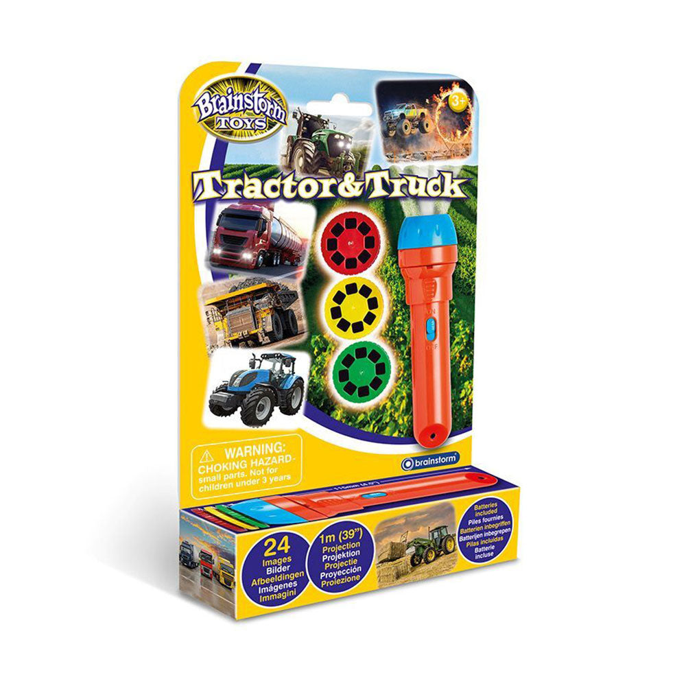 Brainstorm Toys Tractor & Truck Torch and Projector