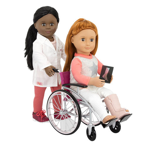 Heals on Wheels Doll-Sized Wheelchair Playset