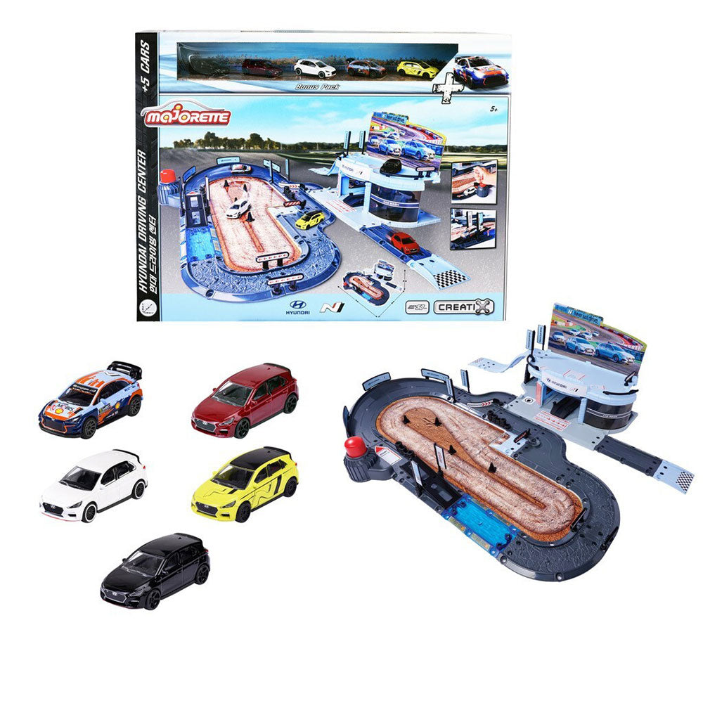 Majorette Hyundai Drive Centre with 5 Cars