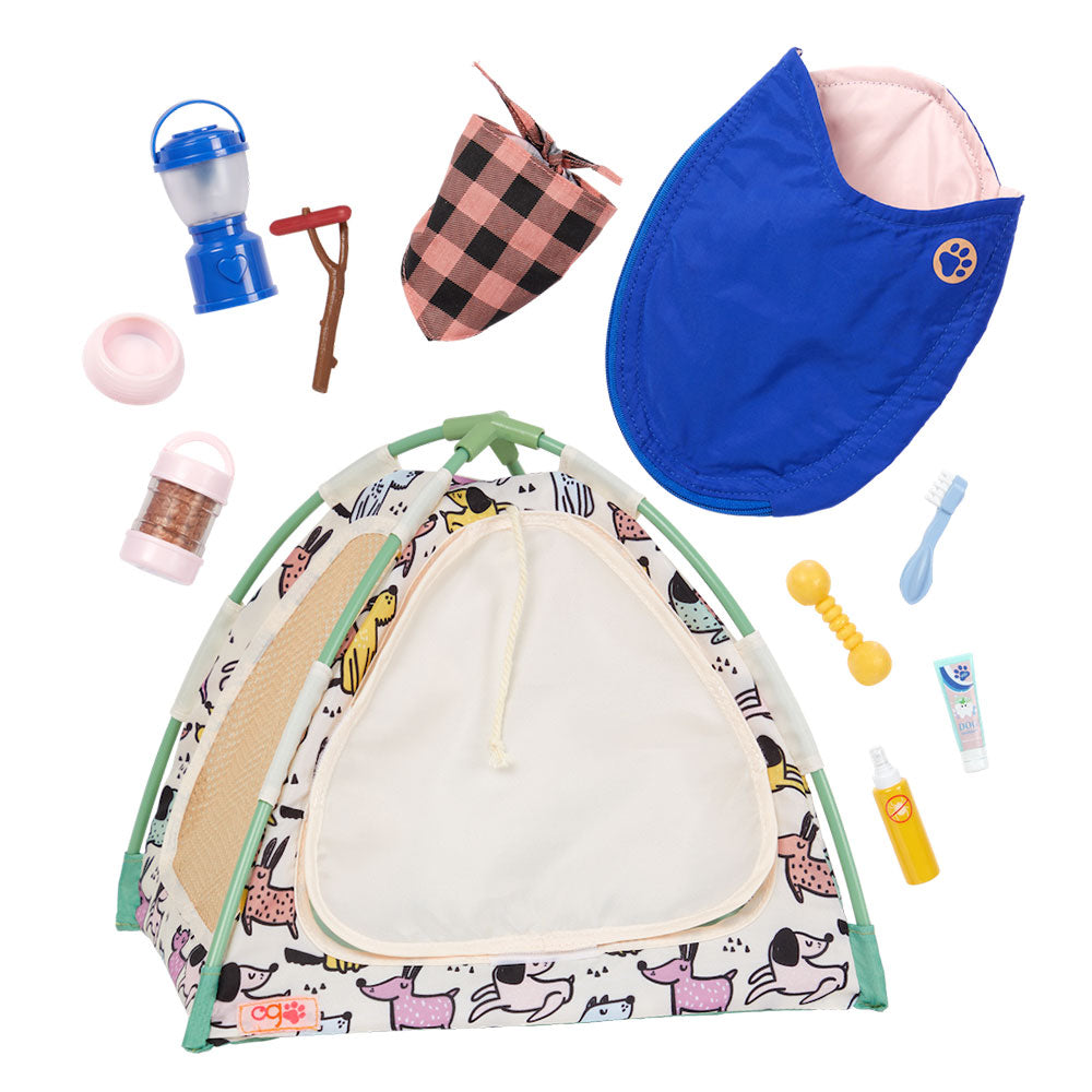 Deluxe Pup Camping Playset