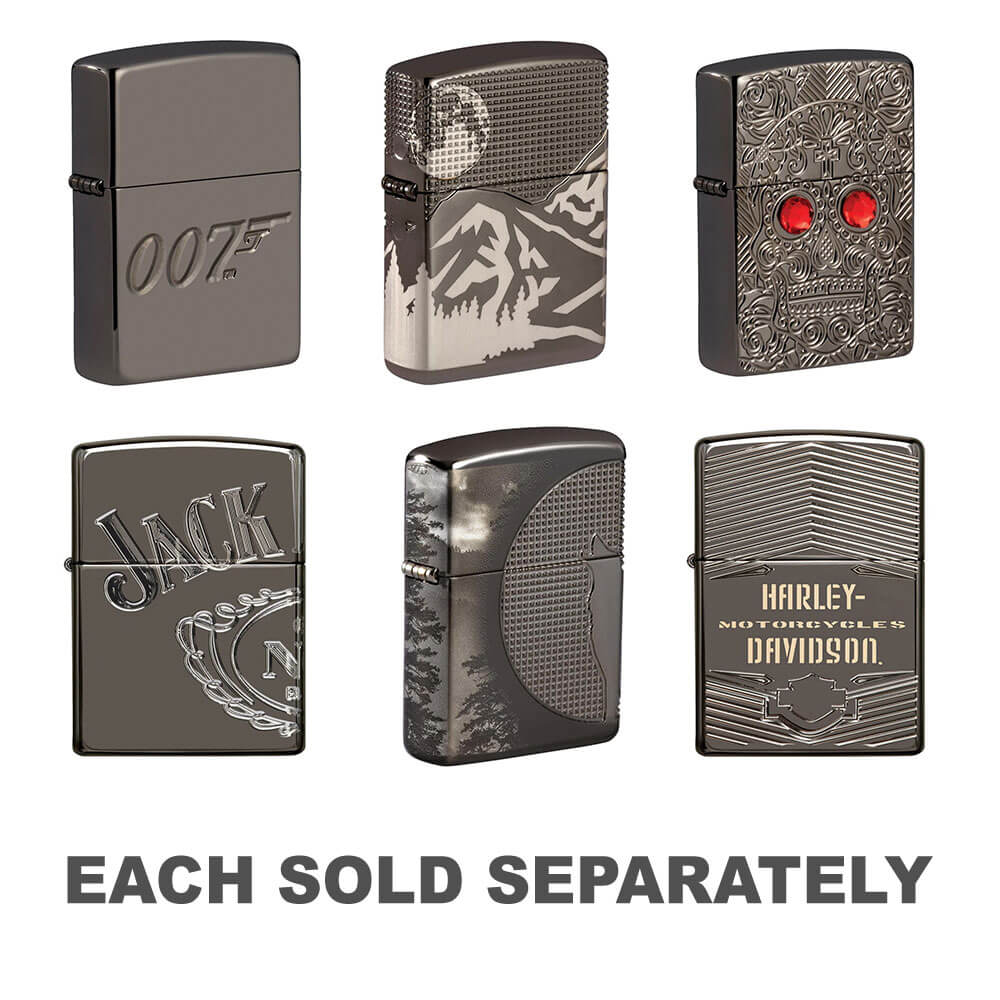 Zippo Armor High Polish Ice Lighter (Black)