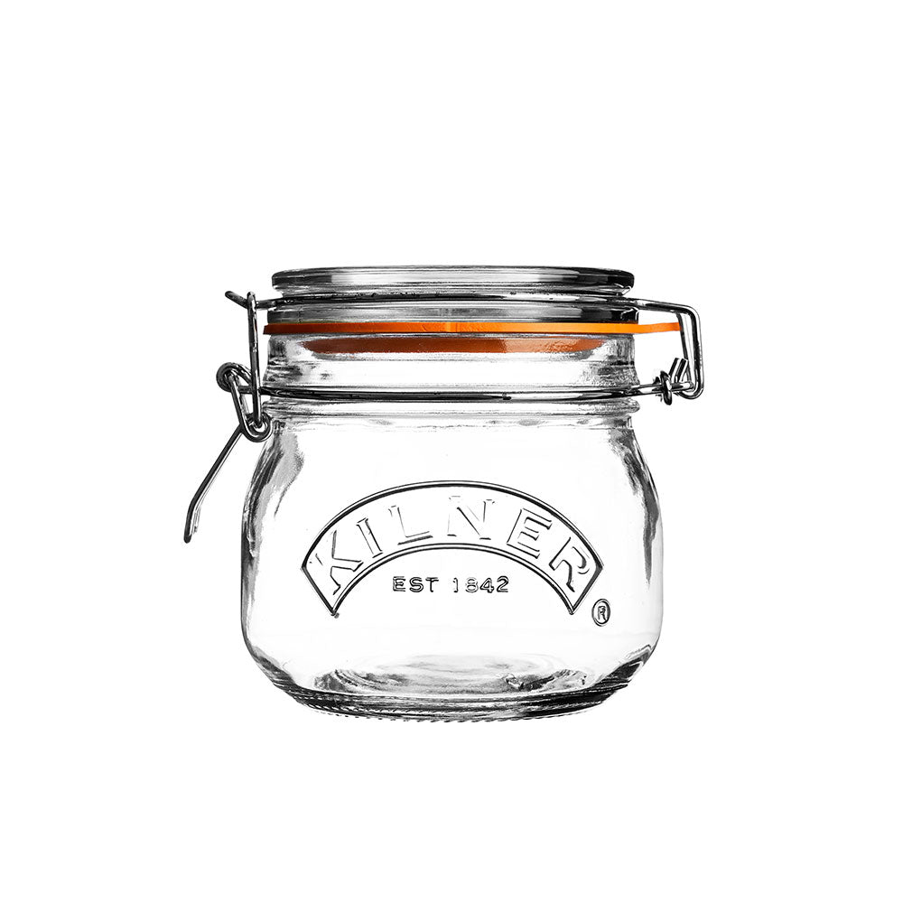 Kilner Round Glass Clip Top Jar 500mL