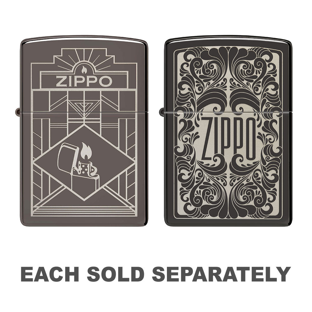 Zippo Design Lazer Engraved Windproof Lighter