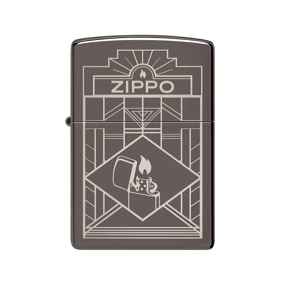 Zippo Design Lazer Engraved Windproof Lighter