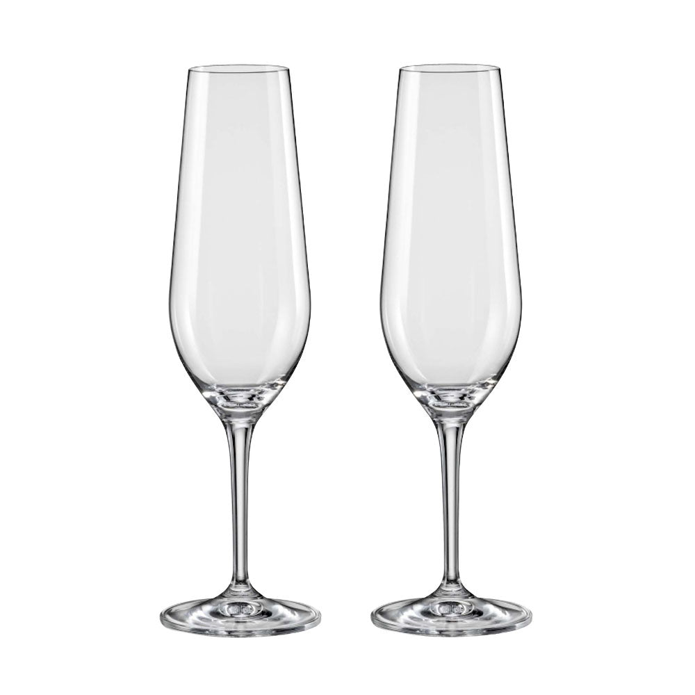 Bohemia Amoroso Flute Champagne Glass 200mL (Set of 2)
