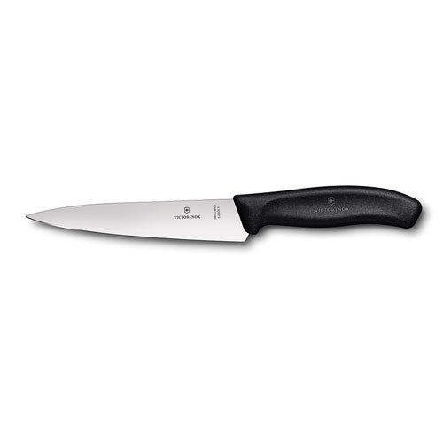Classic Wide Blade Cook Carving Knife (Black)