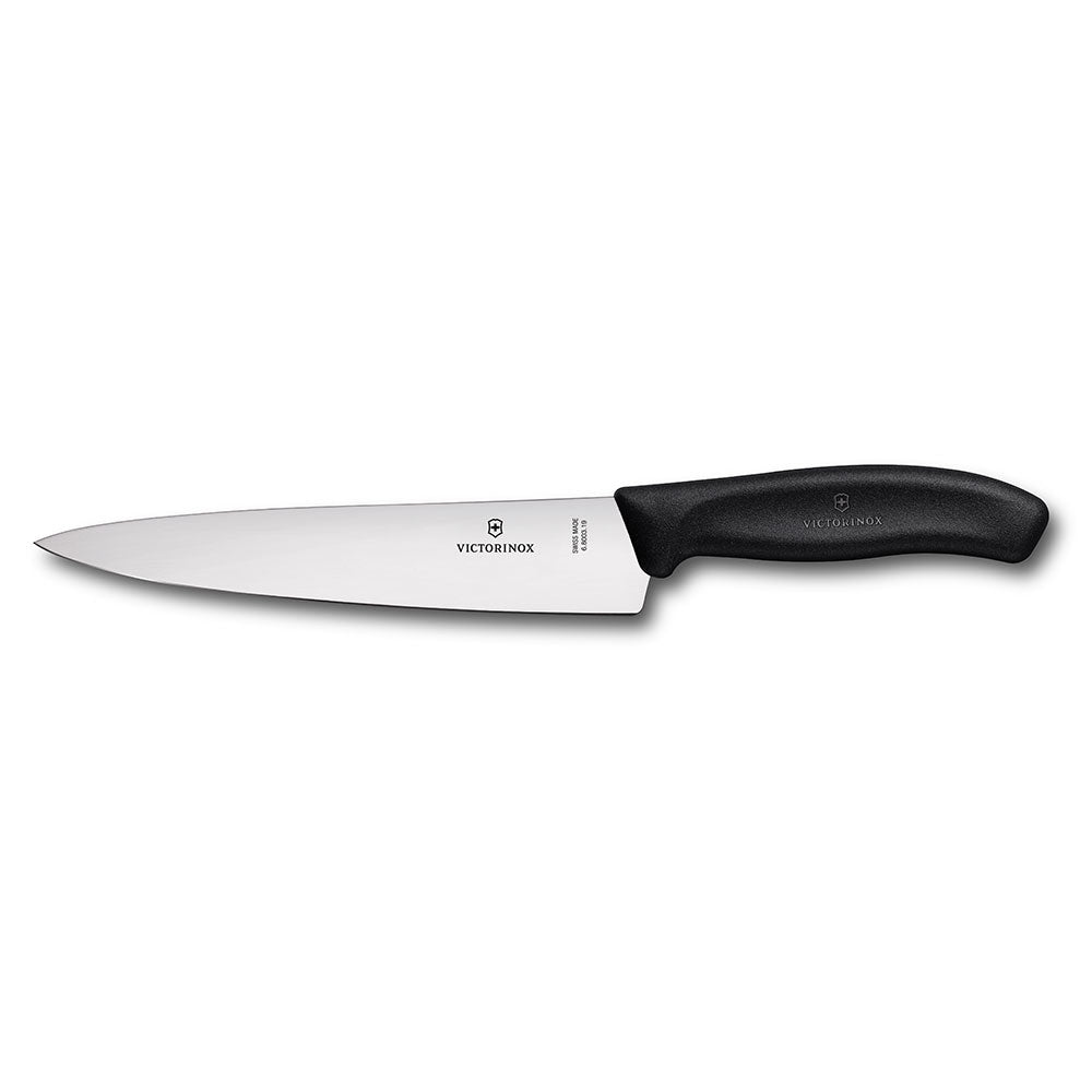 Classic Wide Blade Cook Carving Knife (Black)
