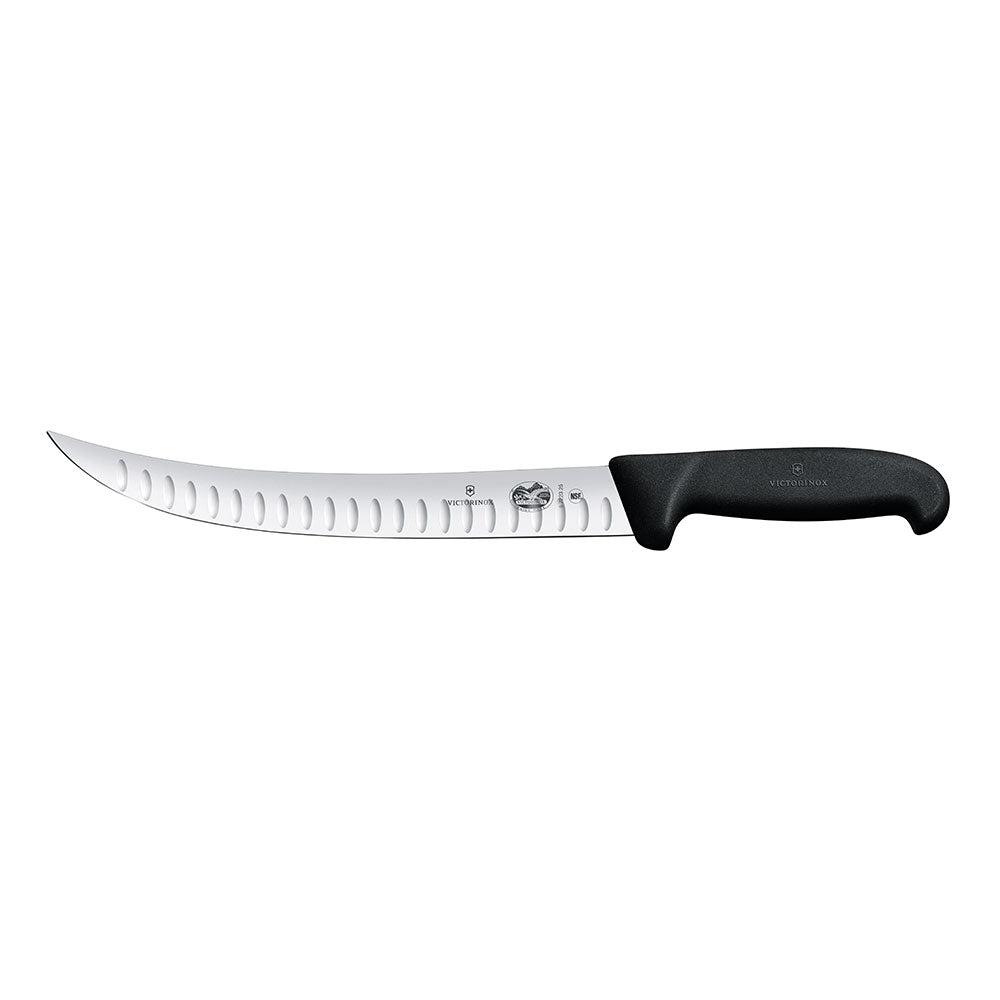 Victorinox Curved Narrow Slaughter Knife (Black)