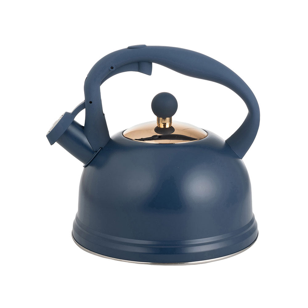 Typhoon Living Stove Top Whistling Kettle 1.8L (Navy Blue)