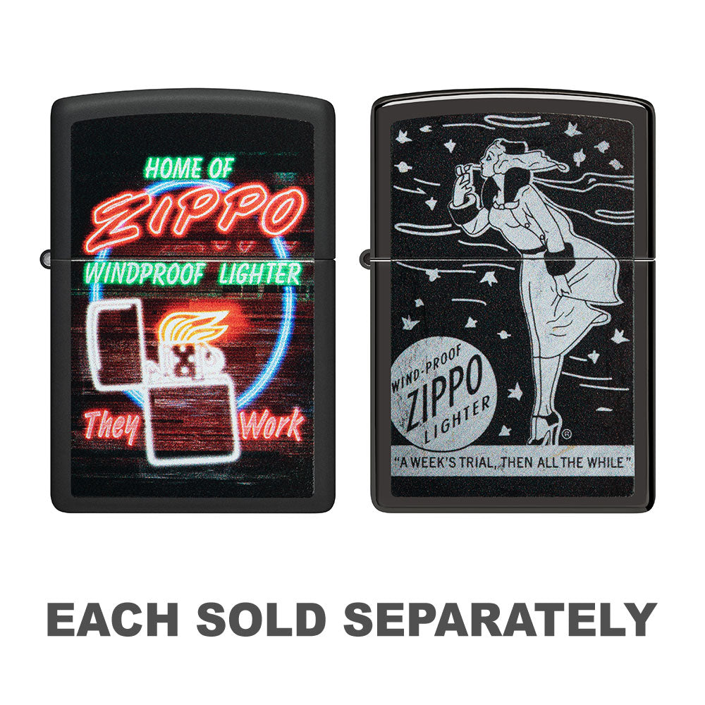 Zippo Zippo Design Black Windproof Lighter
