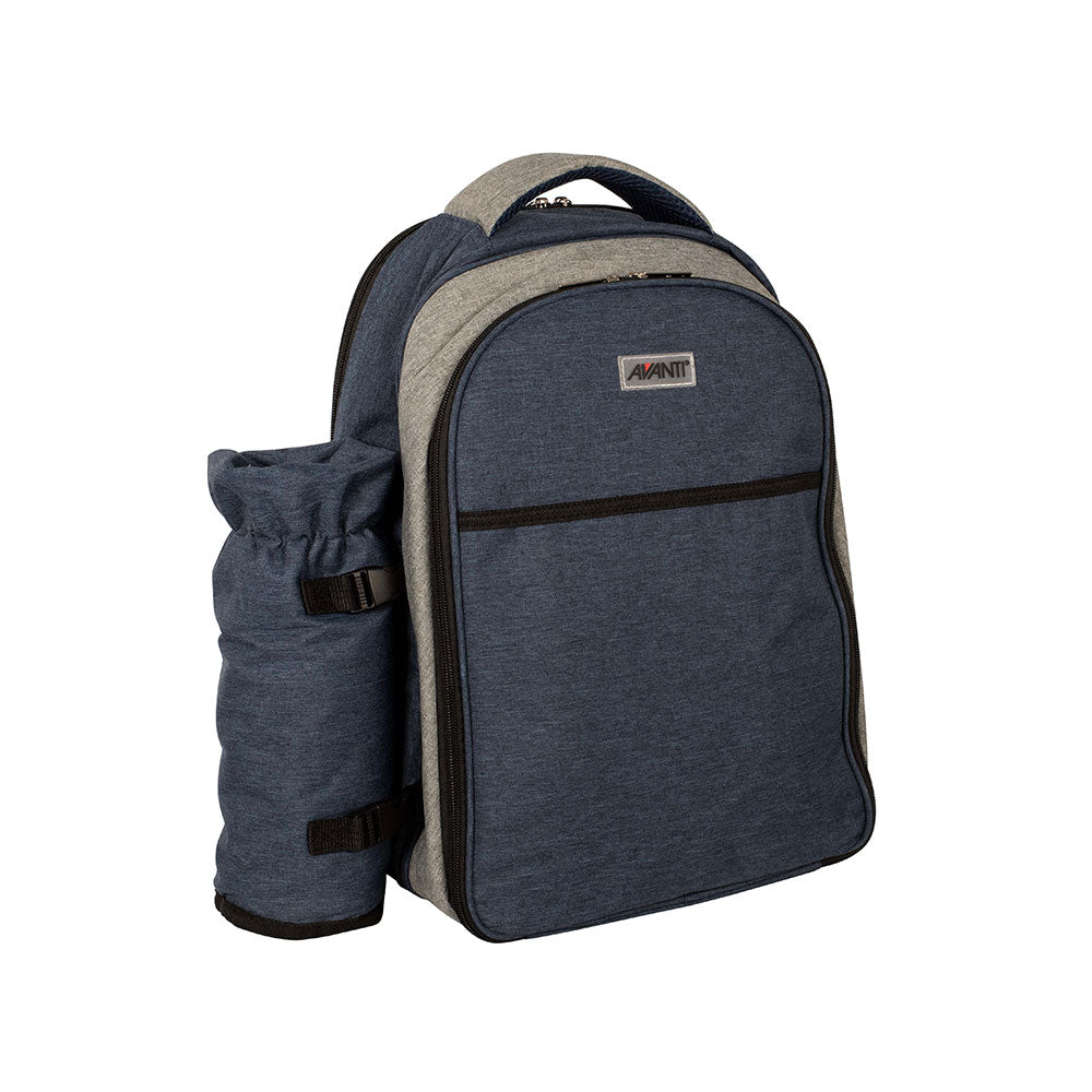 Avanti 4-Person Picnic Backpack (Denim/Charcoal)