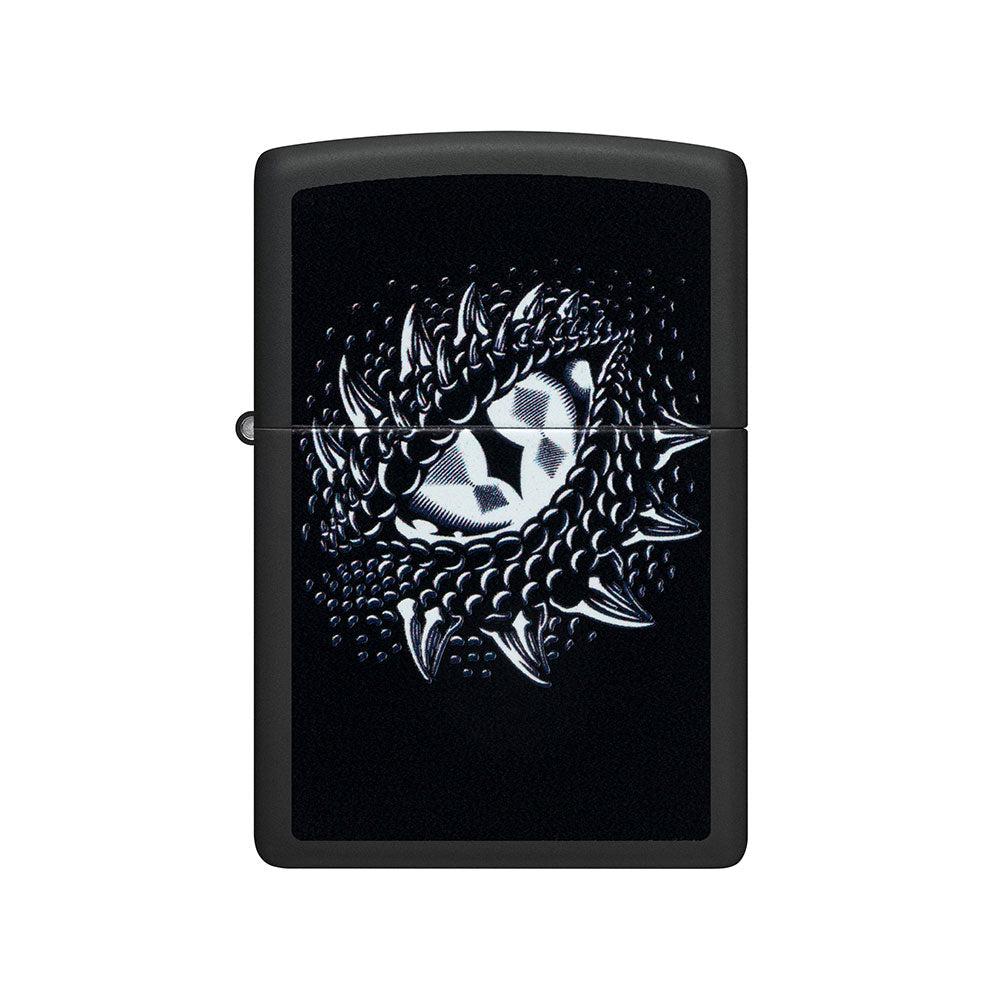 Zippo Dragon Eye Black Light Design Windproof Liughter