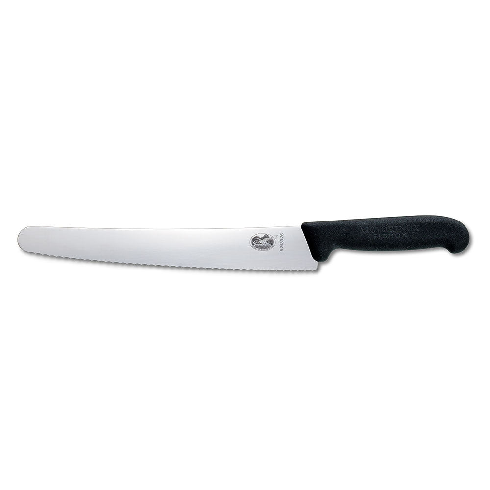 Fibrox Wavy Edge Pastry Knife 26cm (Black)