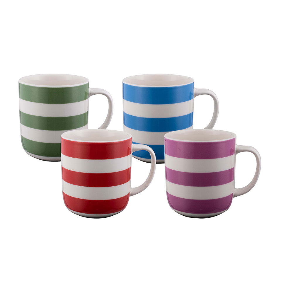 Bundanoon Naut Stripes Classic Mug (Set of 4)