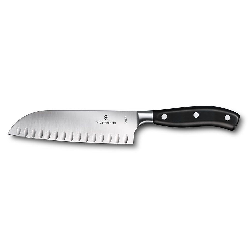 Fluted Blade Forged Santoku Knife in Gift Box 17cm