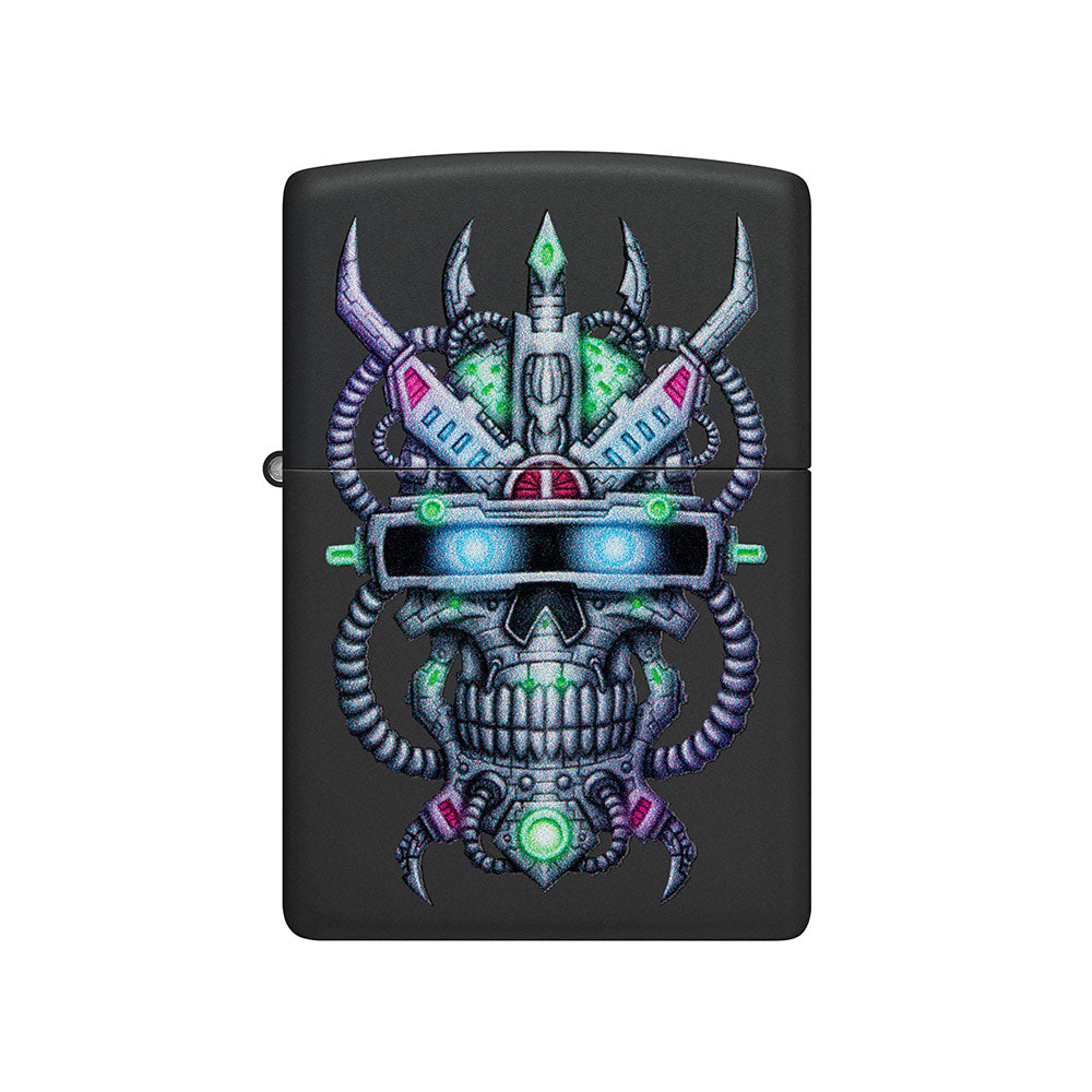 Zippo Cyber Skull Design Windproof Lighter