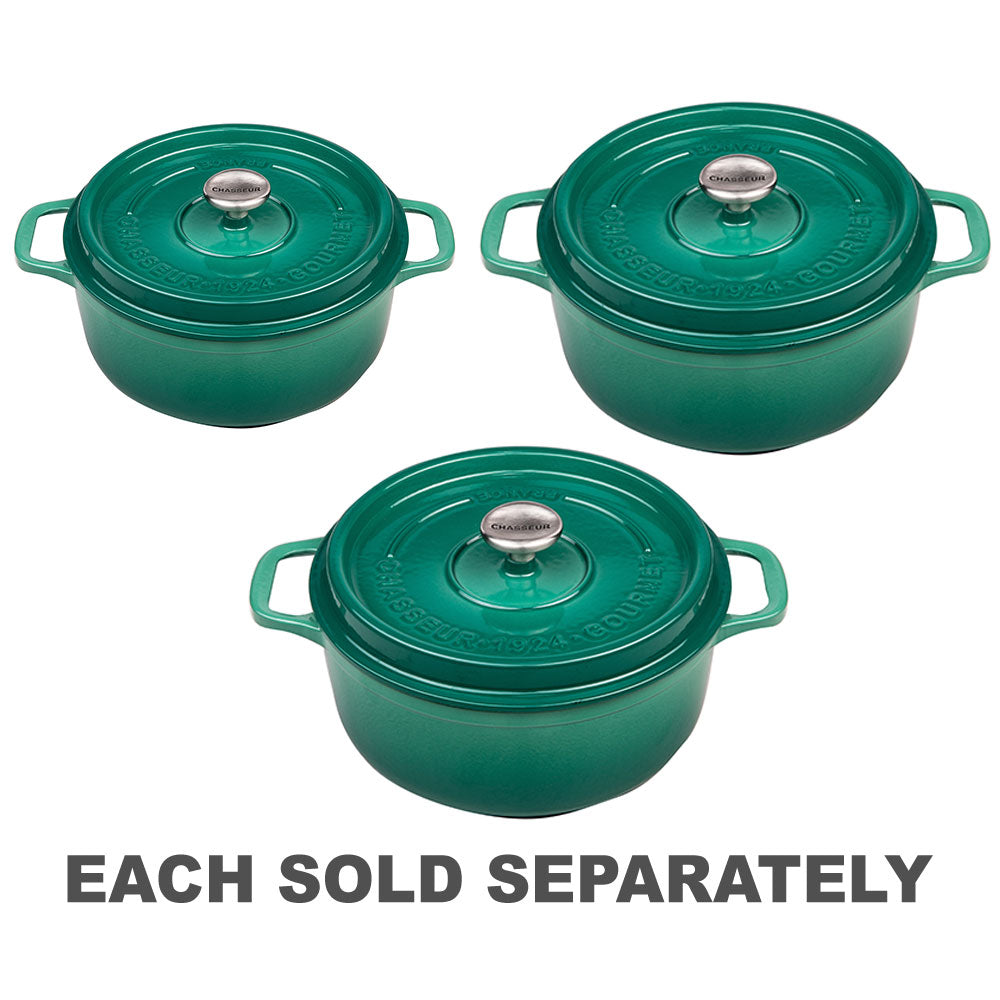 Chasseur Gourmet Round French Oven (Jade)
