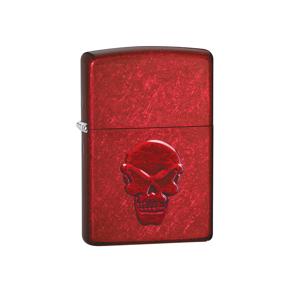 Zippo Skull Candy Apple Lighter (Red)