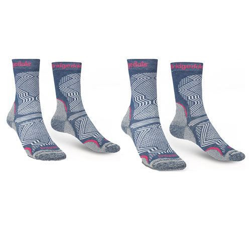 Women's Hike Ultralight T2 Coolmax Socks (Dark Denim)