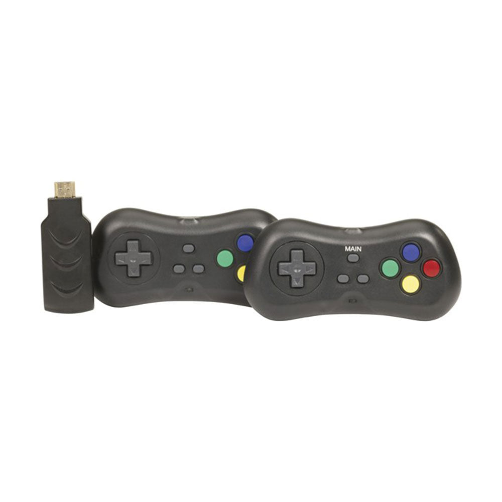 Wireless Retro Arcade Game Console w/ 2 Controllers & Games