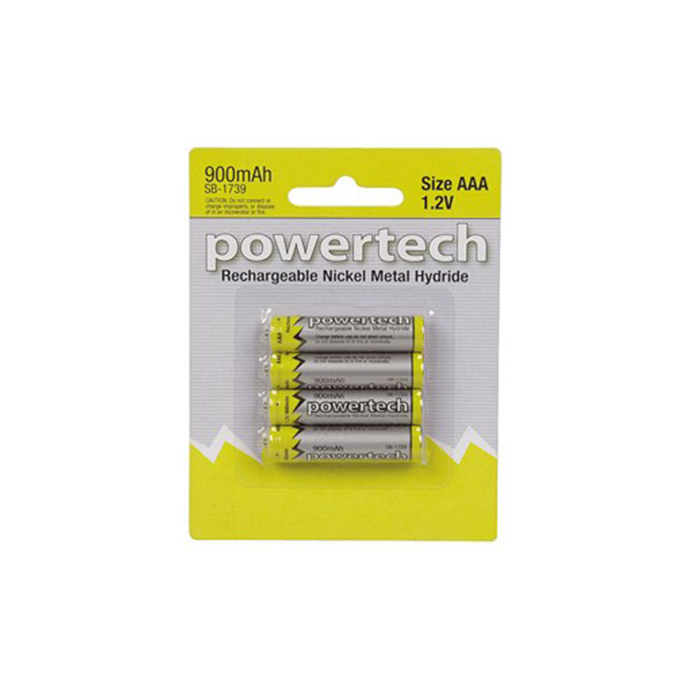 AAA Ni-MH Batteries 1.2V 900mAh (Pack of 4)