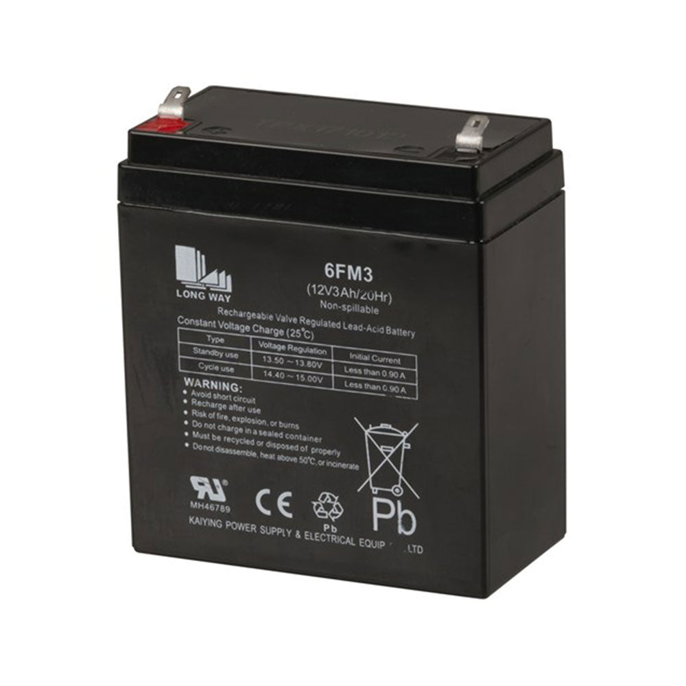 Spare Battery 12V 3Ah SLA (To Suit AM4095/CS2497)