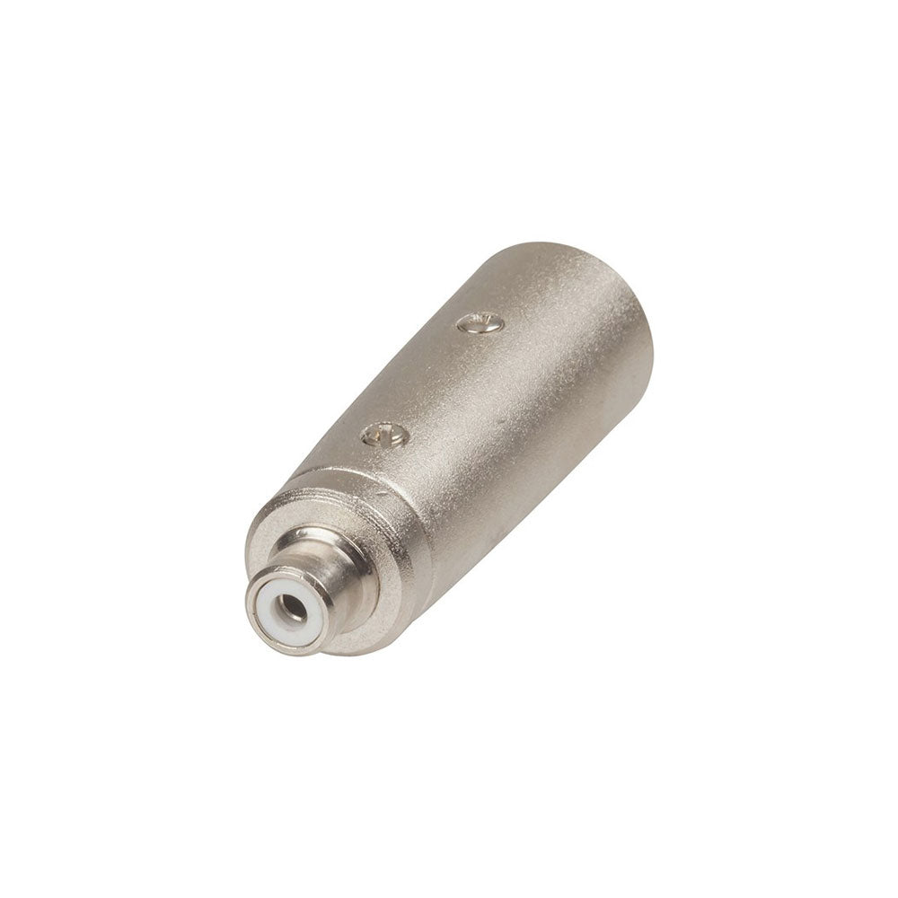 3 Pin XLR Type Plug to RCA Socket Adaptor