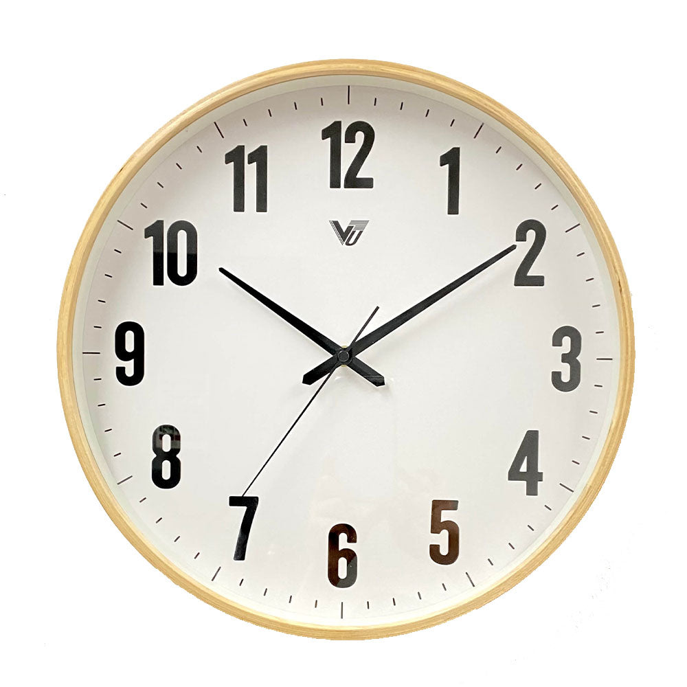 Top Grade Wooden Wall Clock with Mute Mode Feature