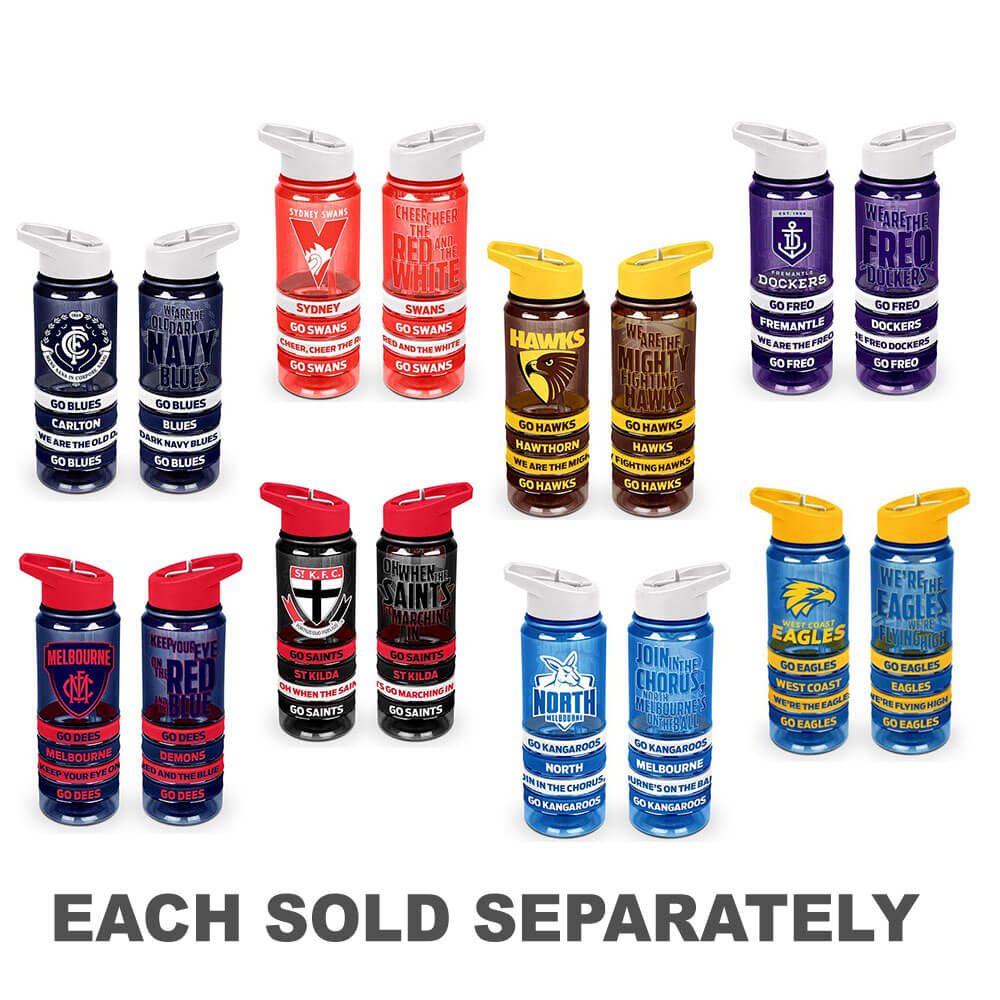 AFL Tritan Drink Bottle with Wrist Bands